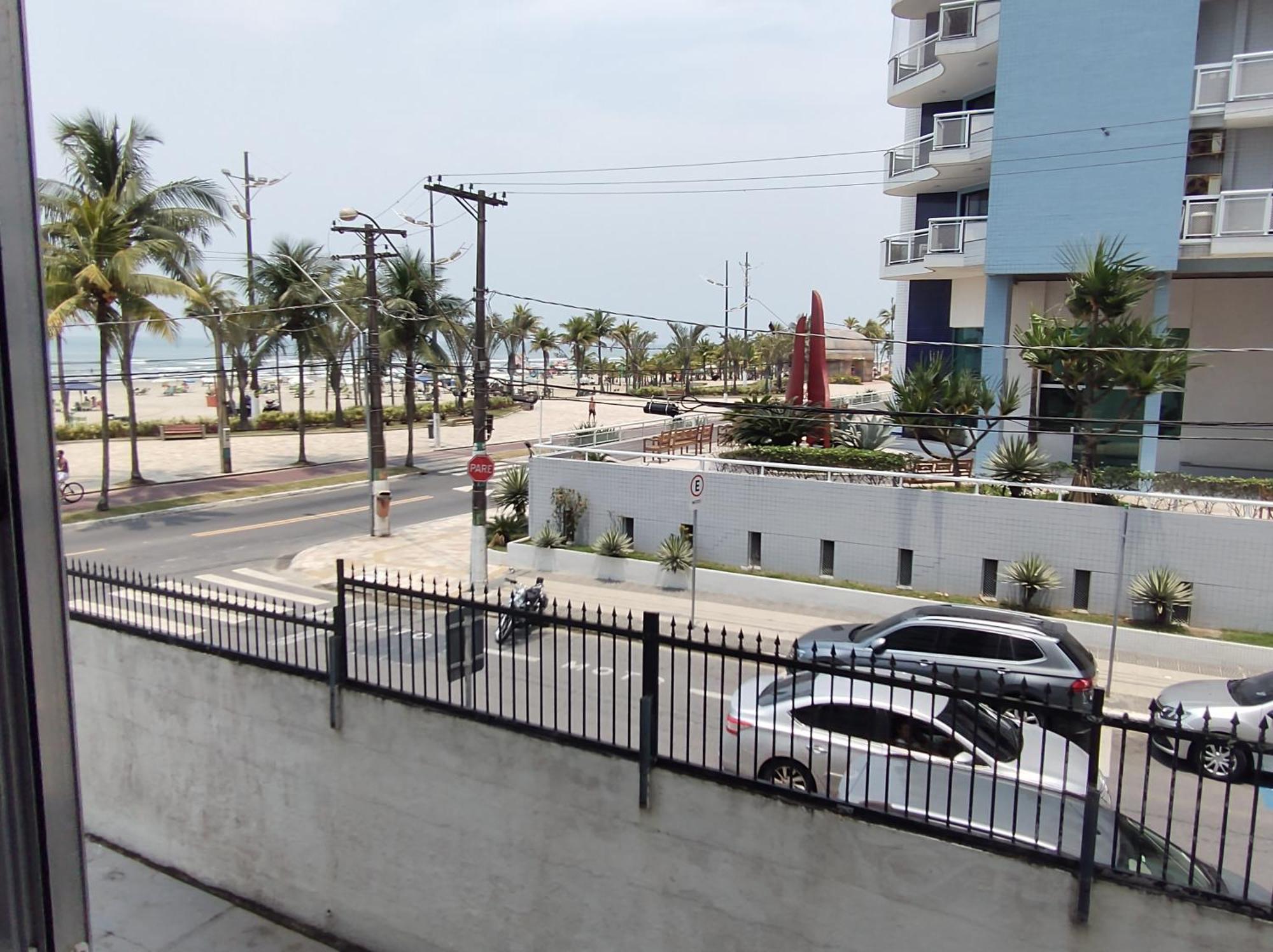 Apartamento vista mar Praia Grande (Santos) Exterior foto