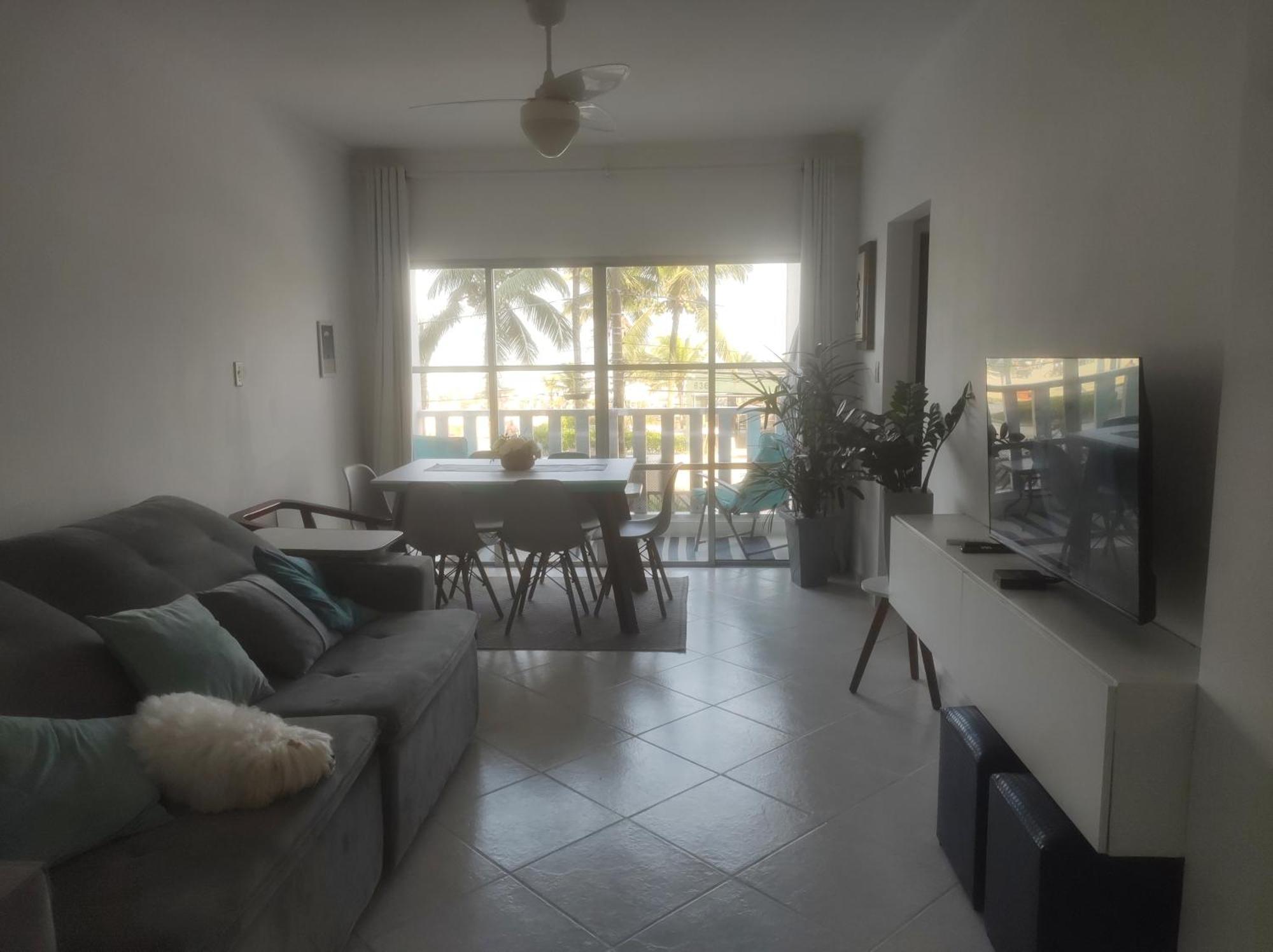 Apartamento vista mar Praia Grande (Santos) Exterior foto